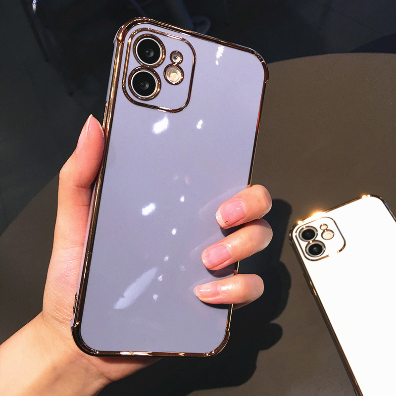 Ốp Điện Thoại Mạ Điện 6D Chất Lượng Cao Chống Rơi Cho IPhone 12mini 11 12 X XS Pro Max XR 7 8 Plus SE2020