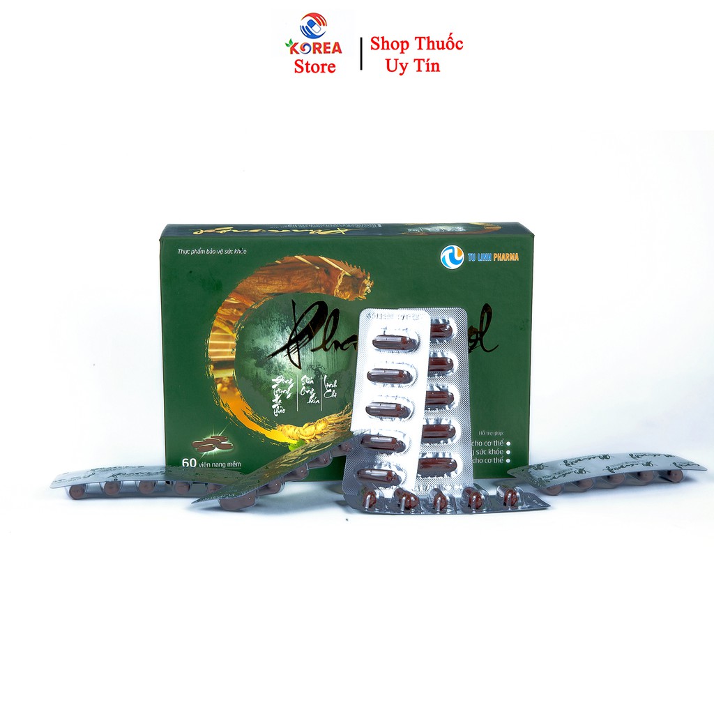 Thực phẩm chức năng PHARMAGOL viên uống hỗ trợ sức khỏe cho cả gia đình hộp 60 viên