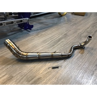 cổ pô  2 khúc 304 gắn pô độ  cho  xe wave rsx 110