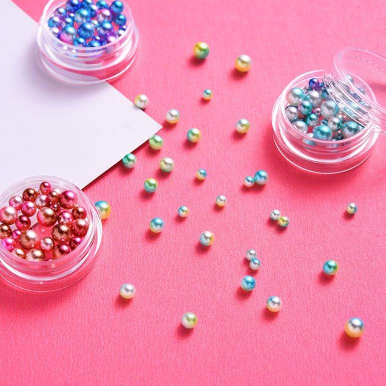 Phụ kiện trang trí móng tay trai nguyên - set 12 màu