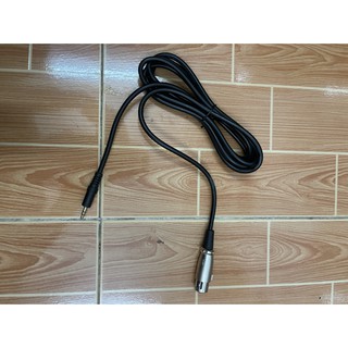 Dây micro đầu canon XLR ra 3.5mm 3m
