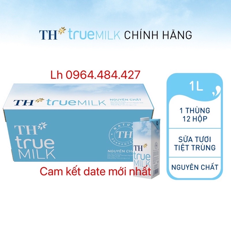 Sữa tuyệt trùng nguyên chất TH truemilk 1lít