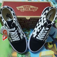 Giày Van (V) Old Caro Đen Trắng | BigBuy360 - bigbuy360.vn