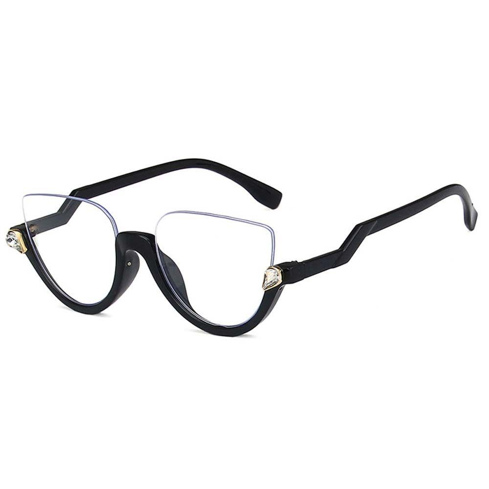 Kính Chống Bức Xạ WMES15H Cho Nữ|Kính Mát Nửa Gọng Thời Trang