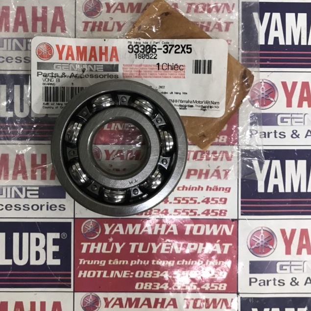 Bạc đạn dên 6372 sử dụng cho các dòng xe tay ga đời mới yamaha zin chính hãng yamaha