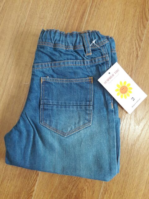 [nhập mã KIDLUCKY giảm 10%]Quần jean wash biển bé trai