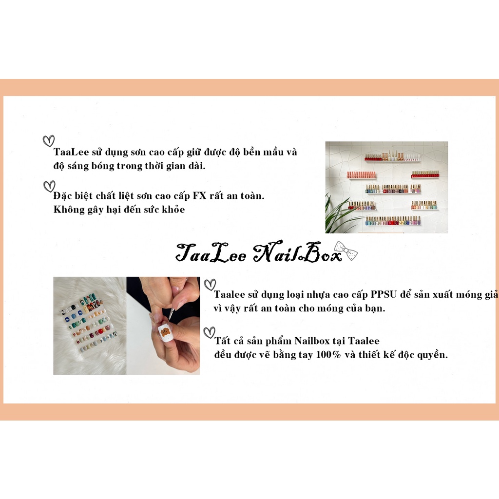 Nailbox cao cấp Trendy GIÁ CHỈ TỪ 119.000vnđ/ 1 Bộ .