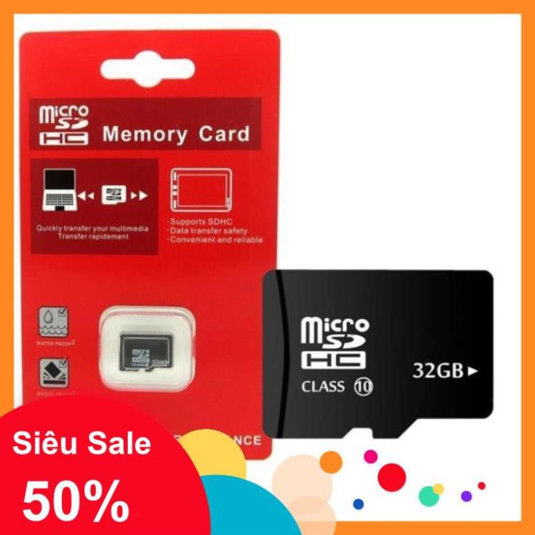 (Giá hủy diệt) Thẻ nhớ Micro SD 32GB tốc độ cao