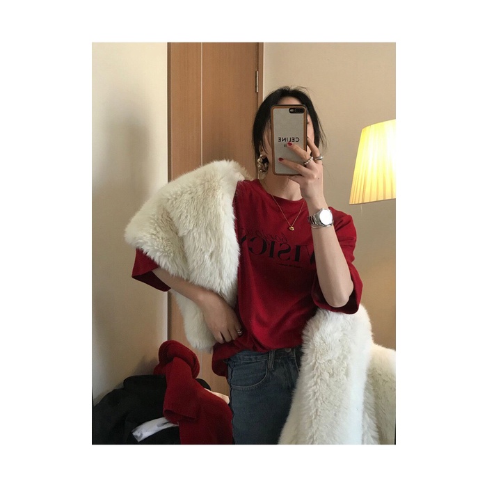 Áo phông rộng nữ tay lỡ đẹp Quảng Châu APN018