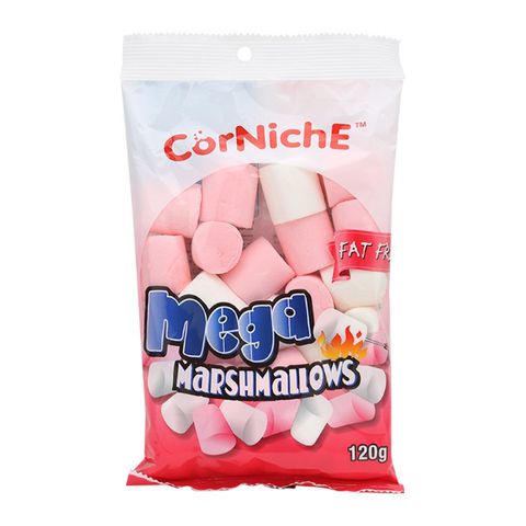 Kẹo Marshmallow Snow White CorNiche Mega 120g