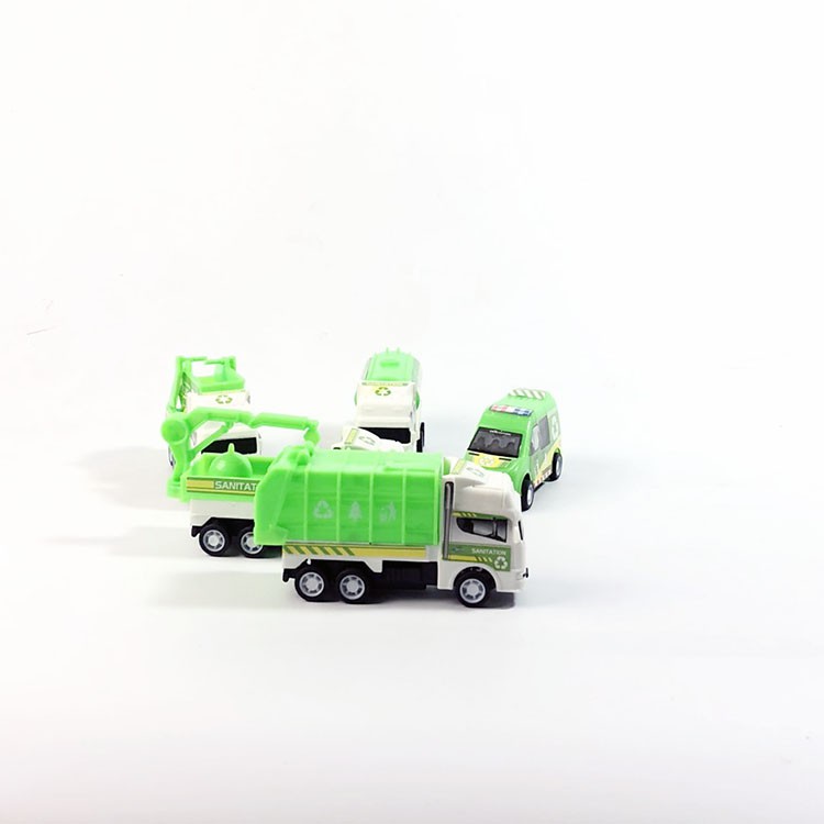 Bộ 6 xe ô tô đồ chơi mô hình xây dựng - quân sự - Bộ đồ chơi sưu tập cho bé