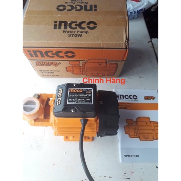 INGCO Máy bơm nước 370W ( 0.5HP ) VPM37018  (Cam kết Chính Hãng 100%)