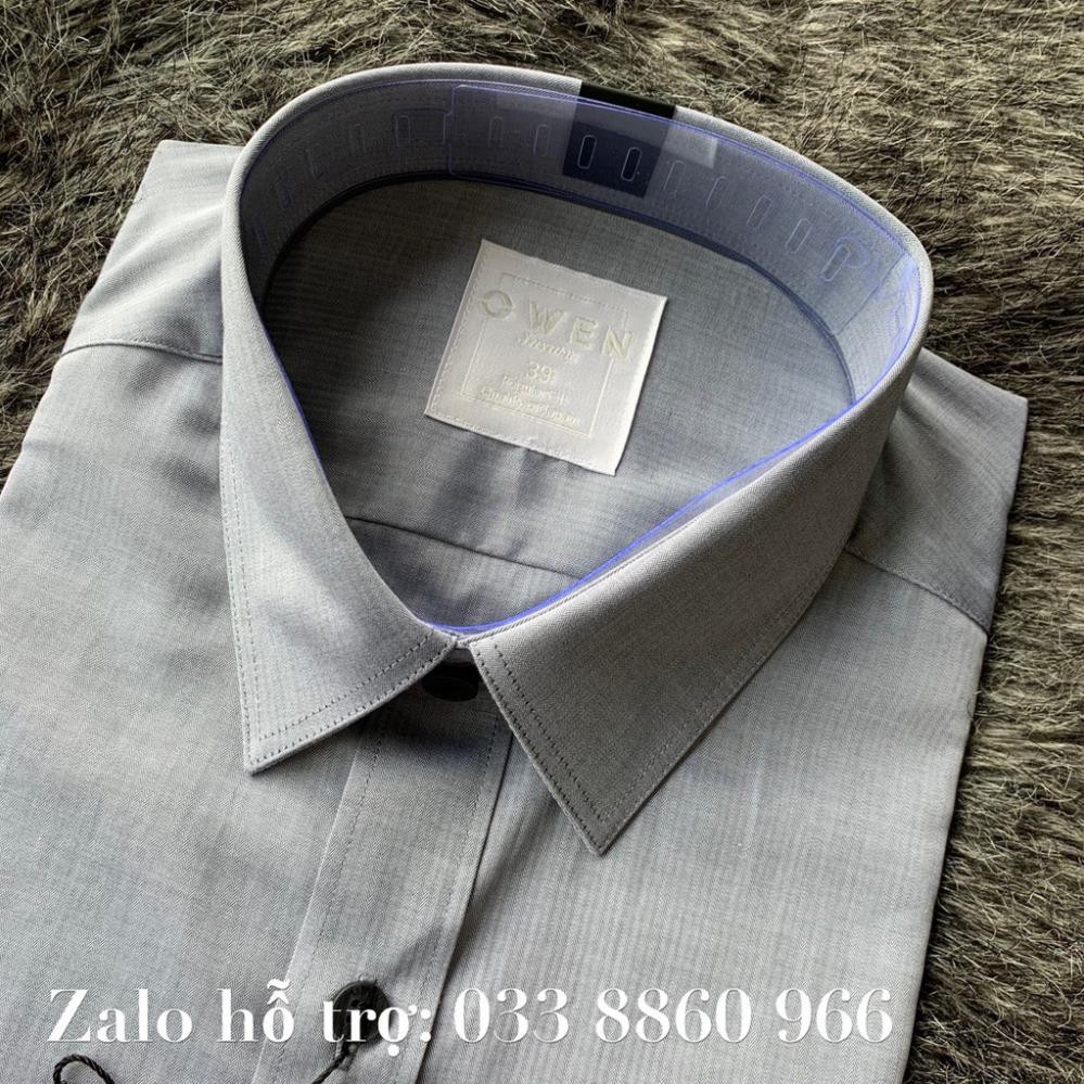 Sale Chính Hãng OWEN LUXURY - Áo sơ mi dài tay Owen dòng cao cấp 91064 hot 🌺 neww * ! %