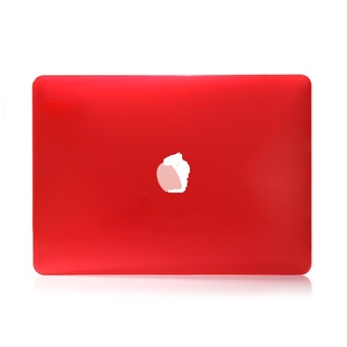 Case bảo vệ cho Macbook đỏ tươi (Tặng kèm Nút chống bụi + bộ chống gãy sạc)