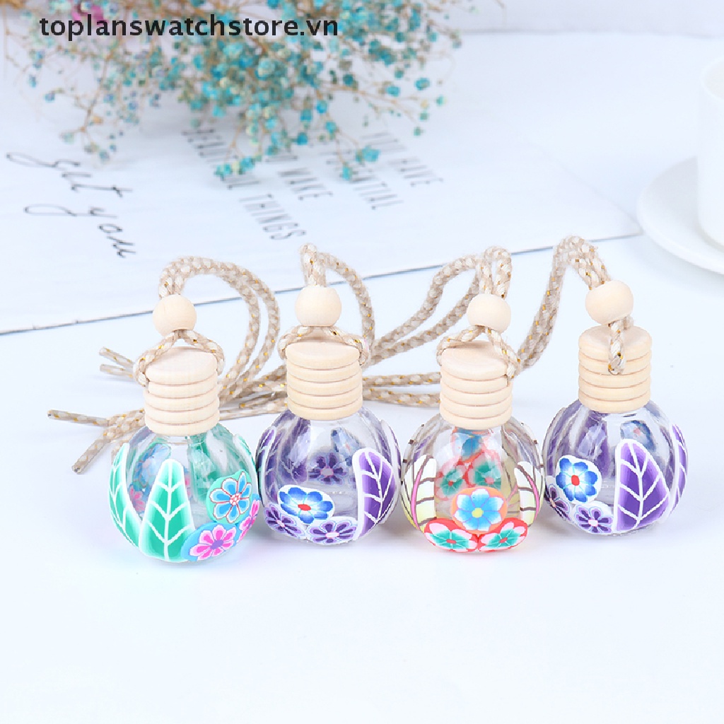 1 Chai Thủy Tinh Rỗng Treo Xe Hơi Trang Trí Nhà Cửa