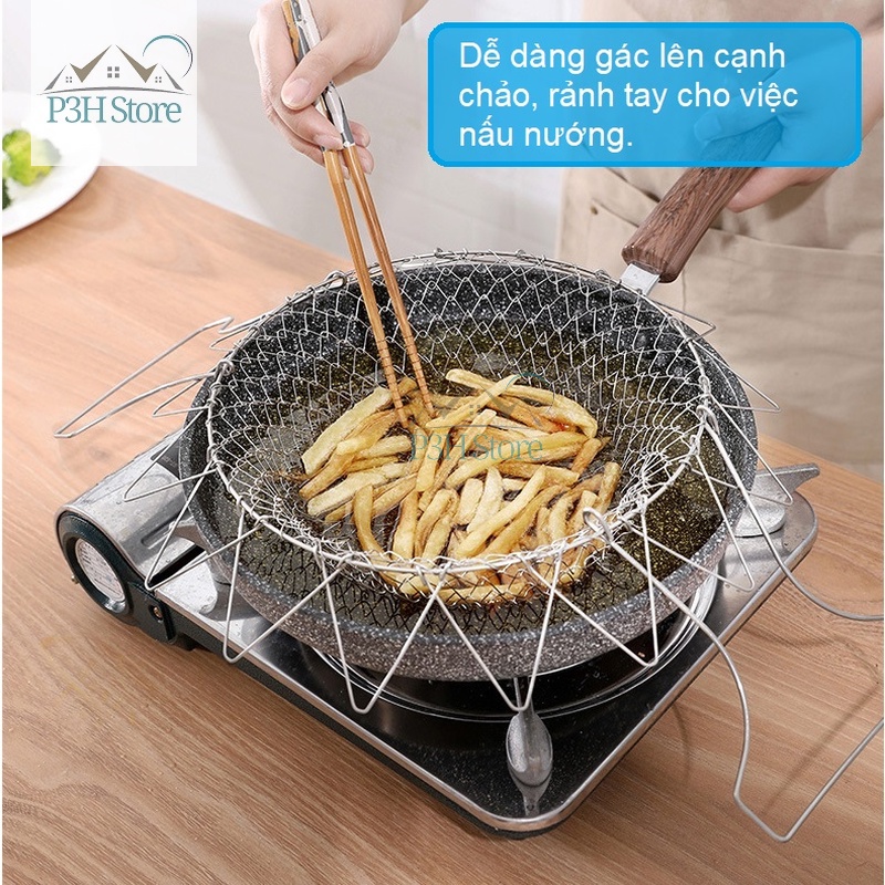 Rổ nhúng Inox đa năng Fasola Chef Basket SH-152