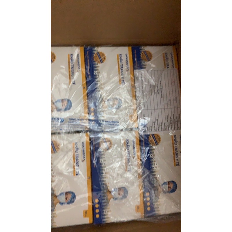 khẩu trang y tế Danameco màu xanh 50 chiếc