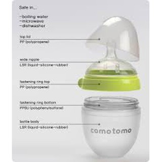 Bình sữa Silicon CMTM siêu mềm 150ml