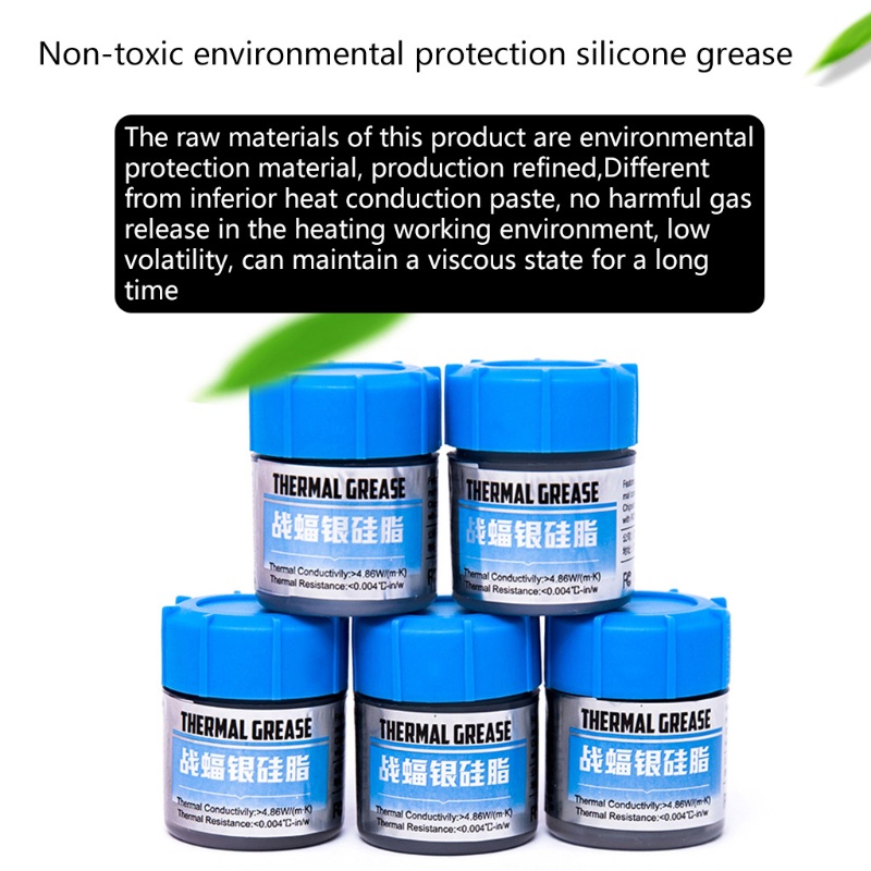 Keo tản nhiệt CPU bằng silicone 25g màu xám hiệu suất cao