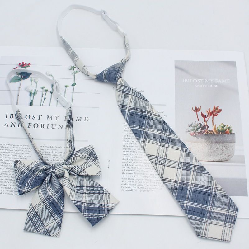 Nơ, cà vạt kẻ caro JK