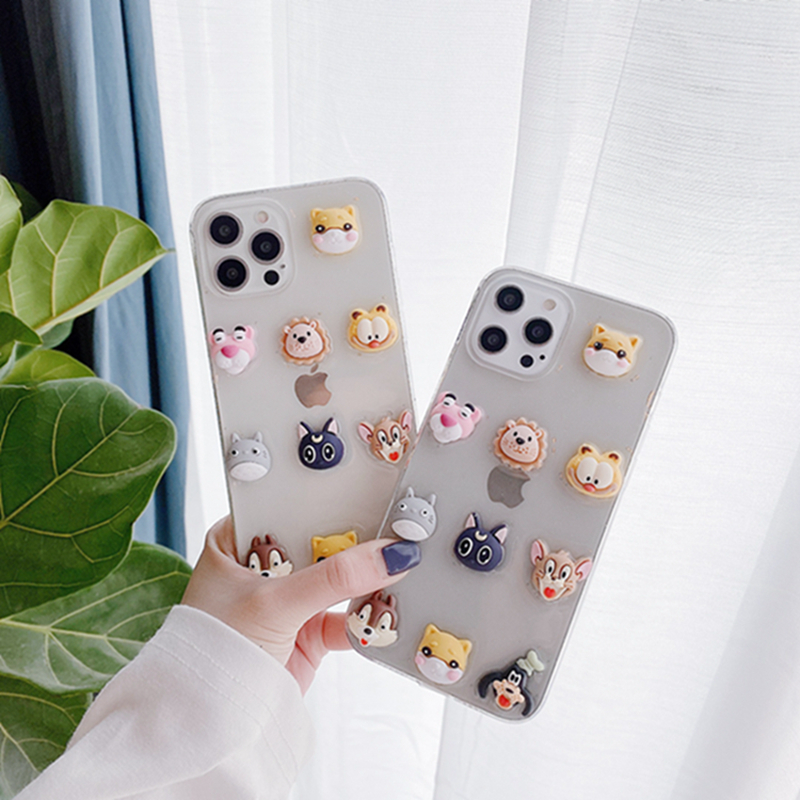 Cute Zoo Handmade Phone Case for IPhone12 12ProMax 11 11Pro Max X XR Xs Max XR 8 7 Plus