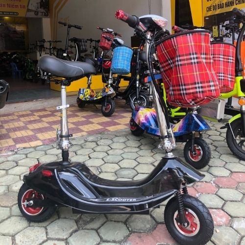 Xe Điện Mini E-Scooter Plus 8 inch - Xe có giảm xóc - BH 1 đổi 1 trong 12 tháng