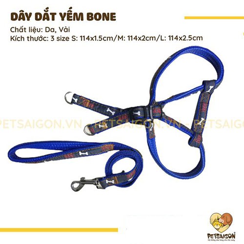 DÂY DẮT YẾM BONE CHO  THÚ CƯNG