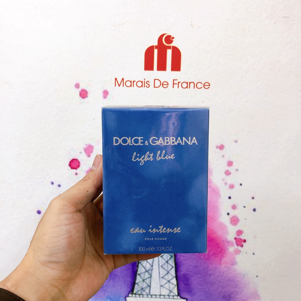 [chính hãng]Nước Hoa Nam Dolce &amp; Gabbana Light Blue Eau Intense Pour Homme 100ml