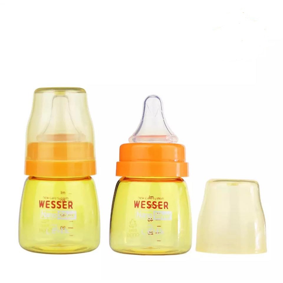 [Mẫu cũ] Bình sữa Wesser Nano Silver 60ml