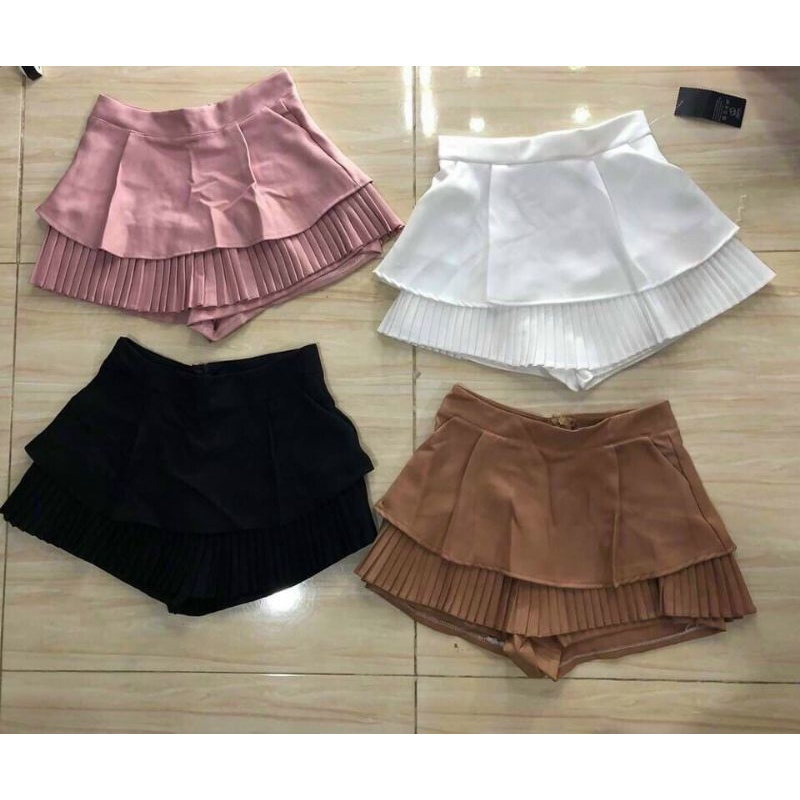 Chân váy 2 tầng có lót quần bên trong chất tuyết mưa cực xịn