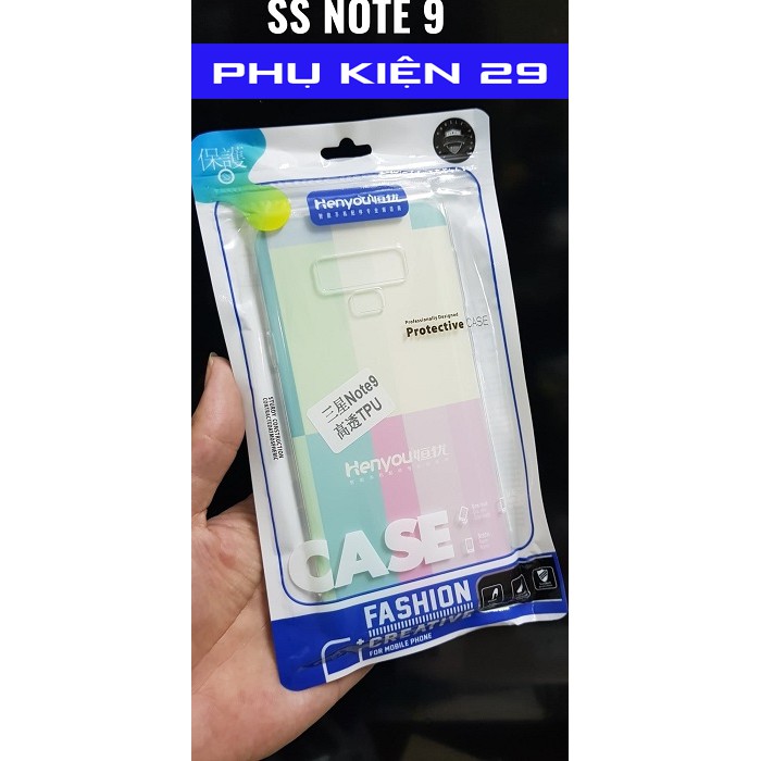 [Samsung Note 8/Note 9] Ốp lưng silicon dẻo cấp Henyou