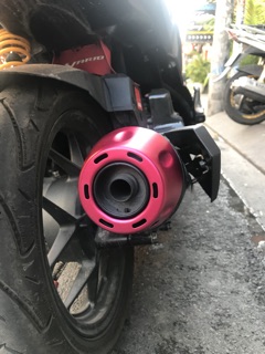 Chụp đuôi pô AB 110 - Click/Vario (2013-2017)