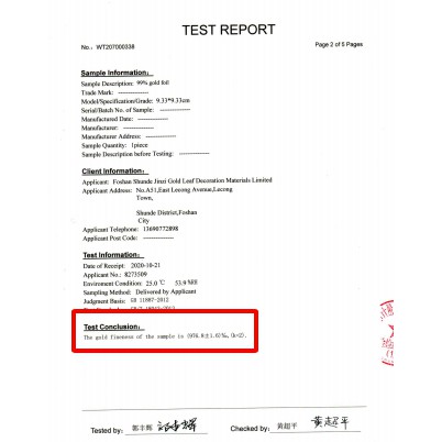 Lá vàng thật 9999 khổ 4.33cm chuyên đắp mặt, spa hàm lượng vàng 98%