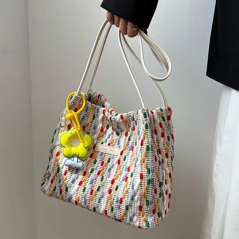 Túi Tote Đeo Vai Chất Liệu Vải Bố Cao Cấp Phong Cách Thời Trang Mới Dành Cho Nữ 28