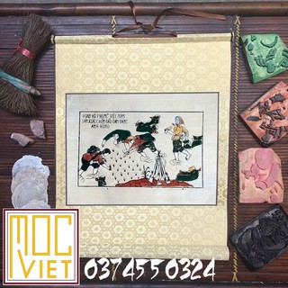 Tranh đông hồ Ba đảm đang