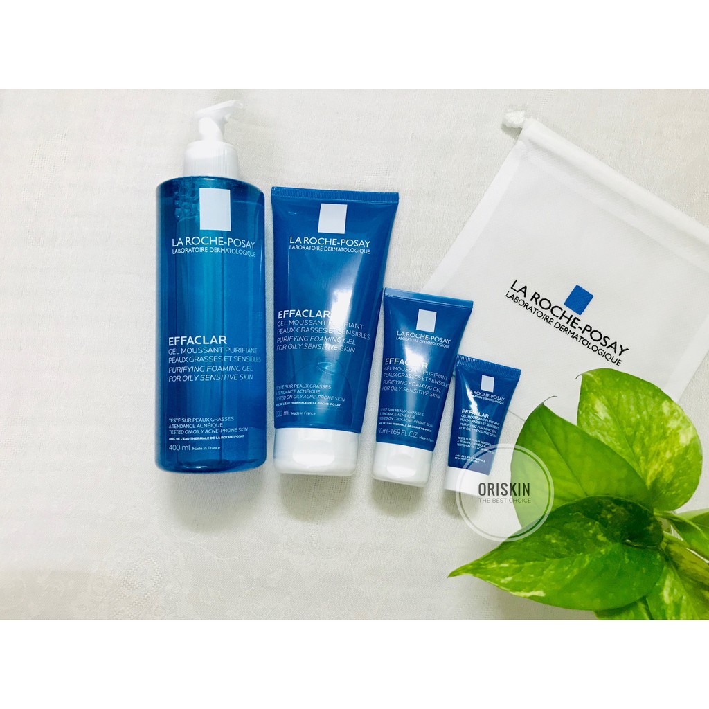 La Roche Posay Gel Rửa Mặt Tạo Bọt Làm Sạch Và Giảm Nhờn Cho Da Dầu Nhạy Cảm Effaclar Purifying Foaming Gel