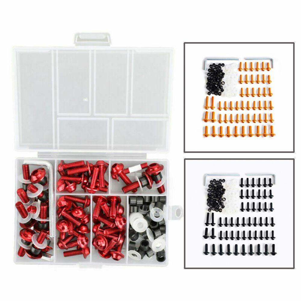 Bộ 158 Ốc Vít Nhiều Màu Sắc 158 Cái Cho Xe Máy