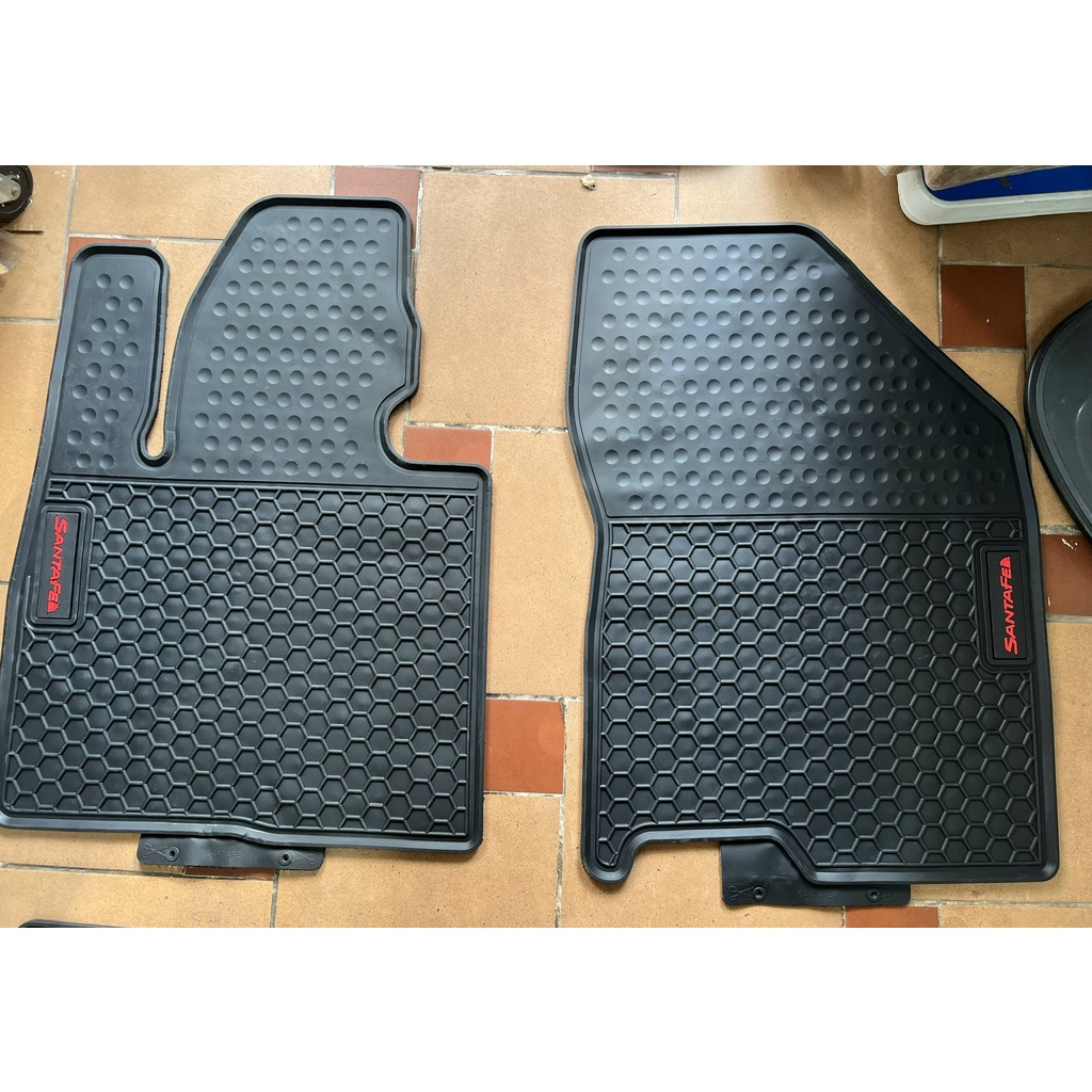 Thảm trải sàn , lót sàn cao su theo xe Hyundai Santafe 2018-2023