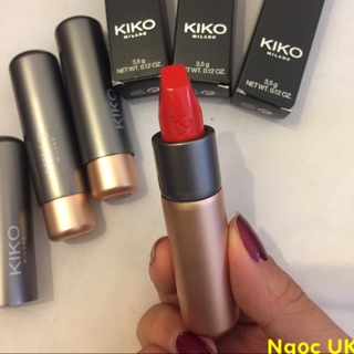 Son KIKO Milano thỏi lì 309 đỏ cam