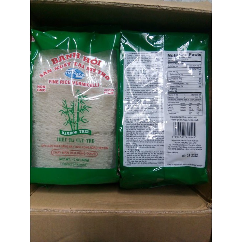 10 gói Bánh hỏi khô Mỹ Tho 340gr