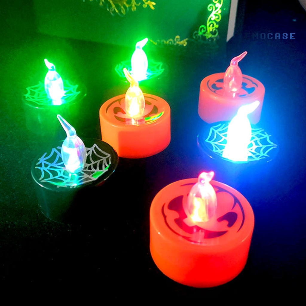Đèn LED Hình Nến Có Thể Tái Sử Dụng Trang Trí Halloween