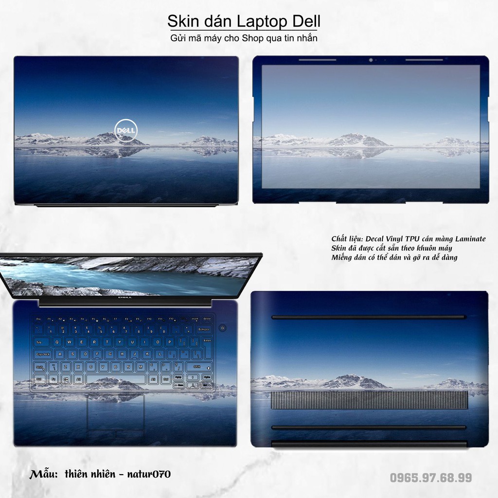 Skin dán Laptop Dell in hình thiên nhiên nhiều mẫu 3 (inbox mã máy cho Shop)