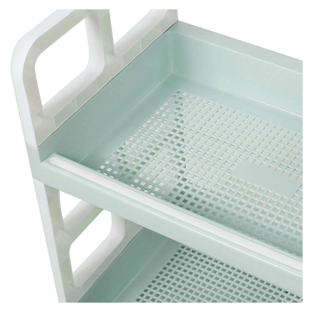 HomeBase API Kệ nhựa 2 tầng Eco Thái Lan W30xD48xH66cm màu xanh lá