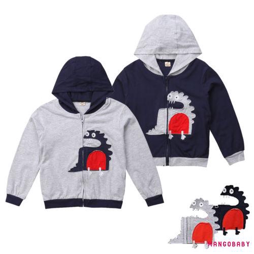 Áo Khoác Hoodie Hình Khủng Long Cho Bé Trai