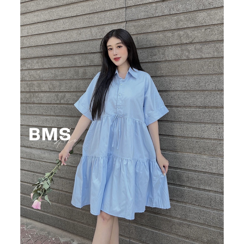 Đầm babydoll form rộng + tặng kèm short thun siêu đáng yêu + bầu bí bon chen vô tư + hình thật shop chụp