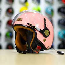 MŨ BẢO HIỂM 3/4 BULLDOG POM [TẶNG KÈM KHÓA SỐ ĐA NĂNG]_Phuotarmor