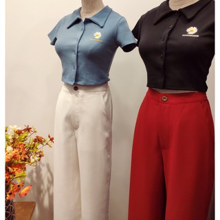 Áo Croptop Hoa Cúc