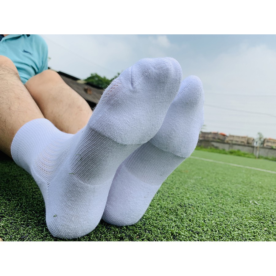 Tất Feetures, vớ thể thao, đá bóng cho nam nữ cổ lửng chất cotton hàng dệt kim cao cấp xuất khẩu