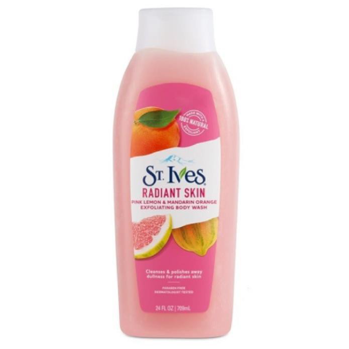 Sữa tắm làm sáng da Hương Cam Chanh St. Ives Even & Bright body wash 709ml