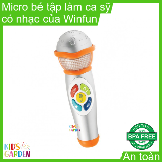 Micro bé tập làm ca sĩ có nhạc 002052 hiệu Winfun